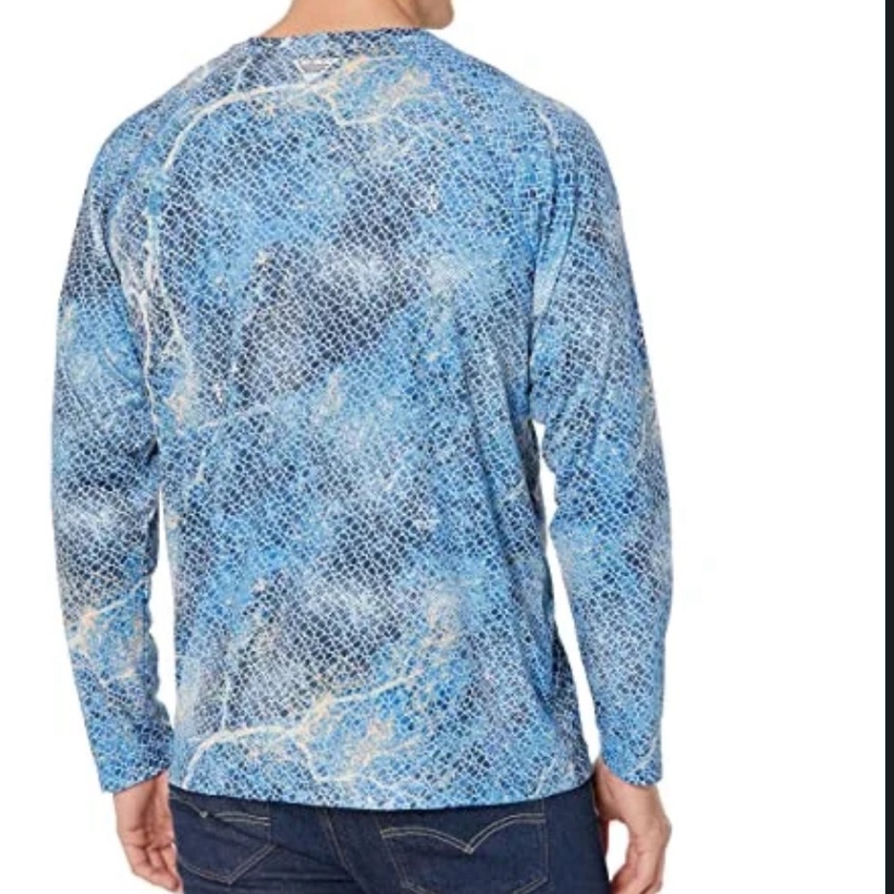 Columbia Men PFG Super Terminal Tackle Long Sleeve Shirt Quick Drying size small - Picture 4 of 9